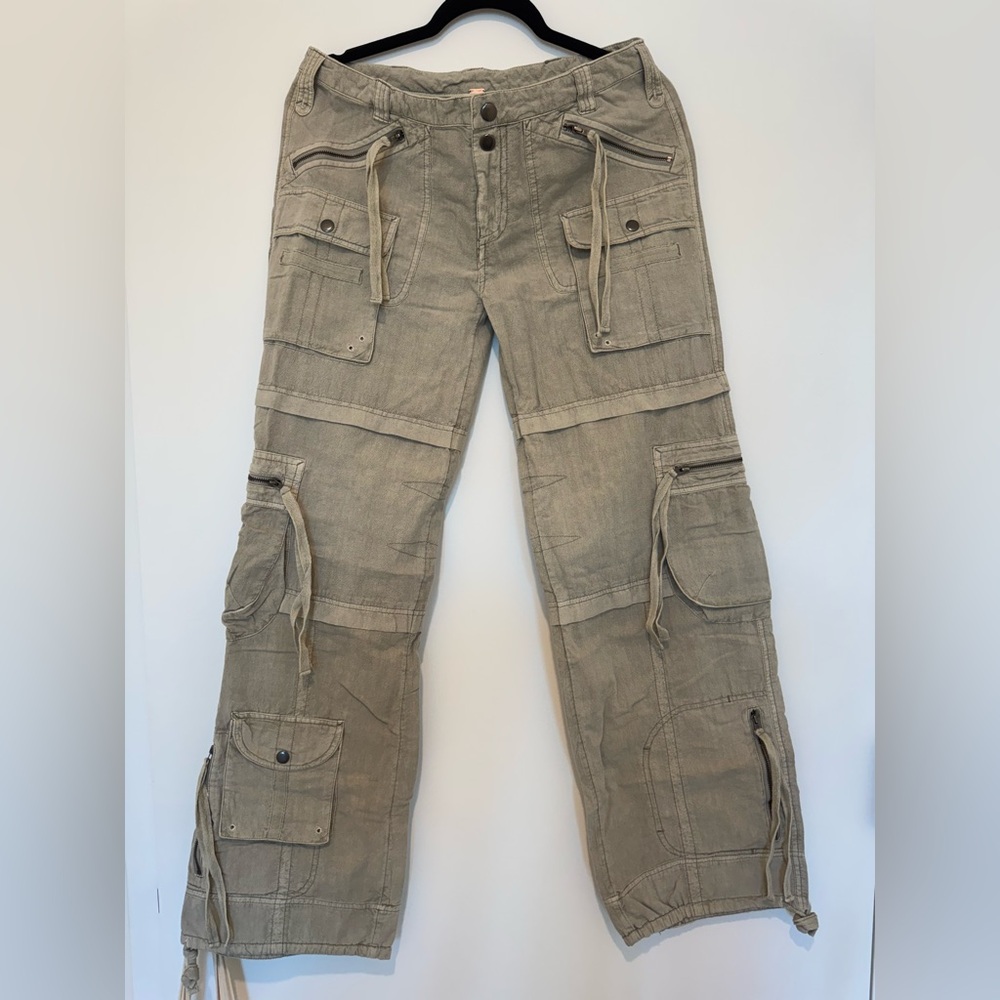 Free people washed sand taupe Cargo Pants